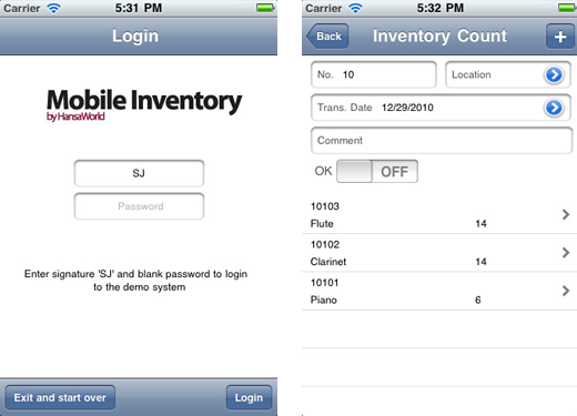 mobile inventory